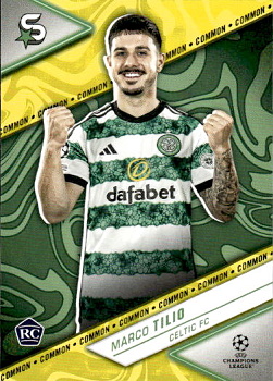 Marco Tilio Celtic Glasgow Topps UEFA Club Competitions Superstars 2023/24 Common #42