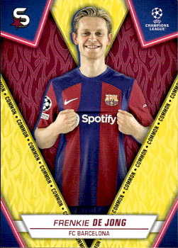 Frenkie de Jong FC Barcelona Topps UEFA Club Competitions Superstars 2023/24 Common #49