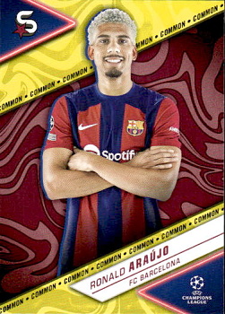 Ronald Araujo FC Barcelona Topps UEFA Club Competitions Superstars 2023/24 Common #51