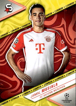 Jamal Musiala Bayern Munchen Topps UEFA Club Competitions Superstars 2023/24 Common #54