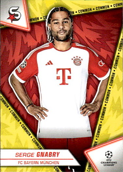 Serge Gnabry Bayern Munchen Topps UEFA Club Competitions Superstars 2023/24 Common #56