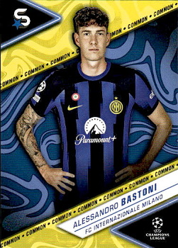 Alessandro Bastoni Internazionale Milano Topps UEFA Club Competitions Superstars 2023/24 Common #64