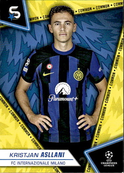 Kristjan Asllani Internazionale Milano Topps UEFA Club Competitions Superstars 2023/24 Common #65