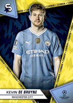 Kevin De Bruyne Manchester City Topps UEFA Club Competitions Superstars 2023/24 Common #88