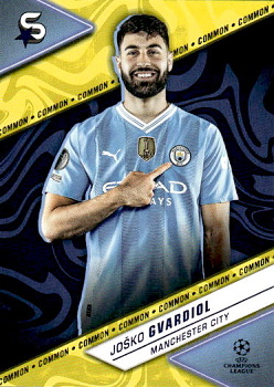 Josko Gvardiol Manchester City Topps UEFA Club Competitions Superstars 2023/24 Common #90
