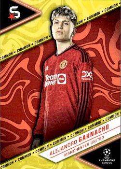 Alejandro Garnacho Manchester United Topps UEFA Club Competitions Superstars 2023/24 Common #99