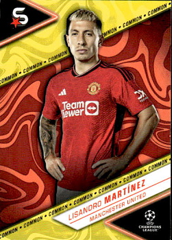 Lisandro Martinez Manchester United Topps UEFA Club Competitions Superstars 2023/24 Common #100