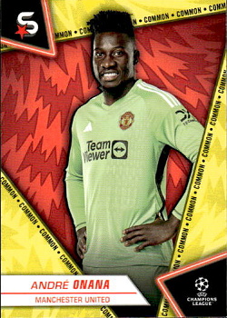 Andre Onana Manchester United Topps UEFA Club Competitions Superstars 2023/24 Common #101