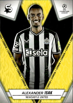 Alexander Isak Newcastle United Topps UEFA Club Competitions Superstars 2023/24 Common #102