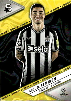Miguel Almiron Newcastle United Topps UEFA Club Competitions Superstars 2023/24 Common #105