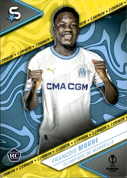 Francois Mughe Olympique Marseille Topps UEFA Club Competitions Superstars 2023/24 Common #108