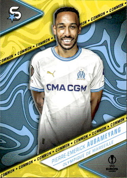 Pierre-Emerick Aubameyang Olympique Marseille Topps UEFA Club Competitions Superstars 2023/24 Common #109