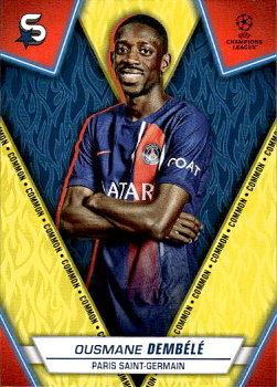 Ousmane Dembele Paris Saint-Germain Topps UEFA Club Competitions Superstars 2023/24 Common #112