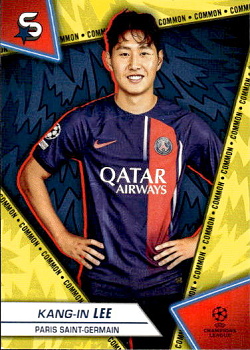 Kang-in Lee Paris Saint-Germain Topps UEFA Club Competitions Superstars 2023/24 Common #113