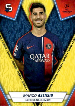 Marco Asensio Paris Saint-Germain Topps UEFA Club Competitions Superstars 2023/24 Common #116