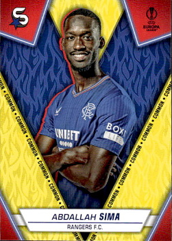 Abdallah Sima Glasgow Rangers Topps UEFA Club Competitions Superstars 2023/24 Common #125