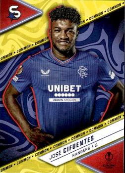 Jose Cifuentes Glasgow Rangers Topps UEFA Club Competitions Superstars 2023/24 Common #127