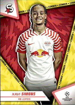 Xavi Simons RB Leipzig Topps UEFA Club Competitions Superstars 2023/24 Common #131