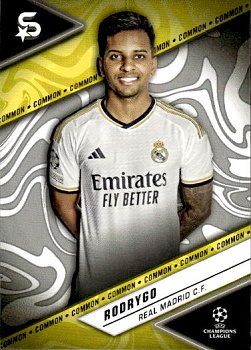 Rodrygo Real Madrid Topps UEFA Club Competitions Superstars 2023/24 Common #135