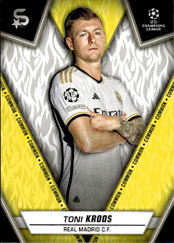 Toni Kroos Real Madrid Topps UEFA Club Competitions Superstars 2023/24 Common #139