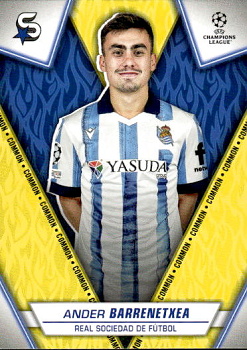 Ander Barrenetxea Real Sociedad Topps UEFA Club Competitions Superstars 2023/24 Common #143