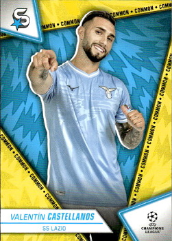 Valentin Castellanos Lazio Roma Topps UEFA Club Competitions Superstars 2023/24 Common #155