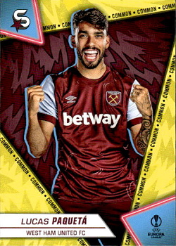 Lucas Paqueta West Ham United Topps UEFA Club Competitions Superstars 2023/24 Common #158
