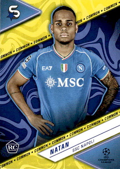 Natan SSC Napoli Topps UEFA Club Competitions Superstars 2023/24 Common #163