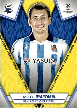 Mikel Oyarzabal Real Sociedad Topps UEFA Club Competitions Superstars 2023/24 Common #165