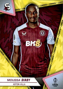 Moussa Diaby Aston Villa Topps UEFA Club Competitions Superstars 2023/24 Common #169