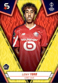 Leny Yoro LOSC Lille Topps UEFA Club Competitions Superstars 2023/24 Common #174
