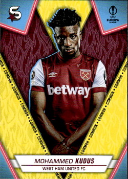 Mohammed Kudus West Ham United Topps UEFA Club Competitions Superstars 2023/24 Common #188