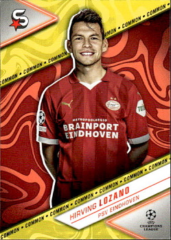 Hirving Lozano PSV Eindhoven Topps UEFA Club Competitions Superstars 2023/24 Common #190