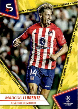 Marcos Llorente Atletico Madrid Topps UEFA Club Competitions Superstars 2023/24 Common Image Variation #23