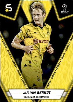 Julian Brandt Borussia Dortmund Topps UEFA Club Competitions Superstars 2023/24 Common Image Variation #31