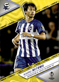 Kaoru Mitoma Brighton & Hove Albion Topps UEFA Club Competitions Superstars 2023/24 Common Image Variation #33
