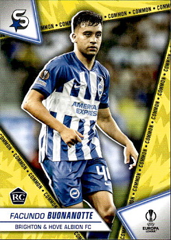Facundo Buonanotte Brighton & Hove Albion Topps UEFA Club Competitions Superstars 2023/24 Common Image Variation #34