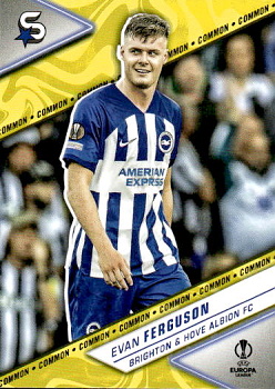 Evan Ferguson Brighton & Hove Albion Topps UEFA Club Competitions Superstars 2023/24 Common Image Variation #37
