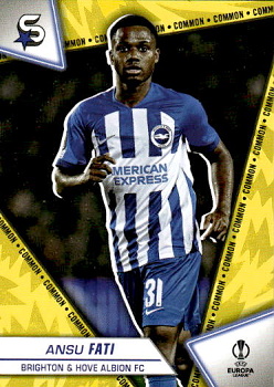 Ansu Fati Brighton & Hove Albion Topps UEFA Club Competitions Superstars 2023/24 Common Image Variation #38