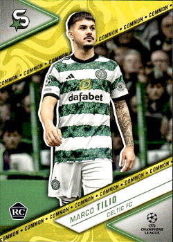 Marco Tilio Celtic Glasgow Topps UEFA Club Competitions Superstars 2023/24 Common Image Variation #42