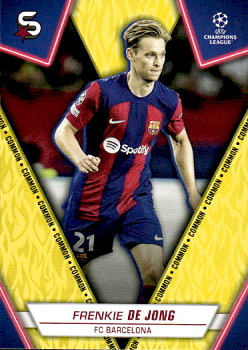 Frenkie de Jong FC Barcelona Topps UEFA Club Competitions Superstars 2023/24 Common Image Variation #49