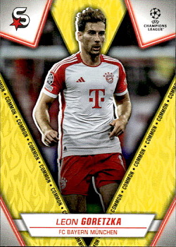 Leon Goretzka Bayern Munchen Topps UEFA Club Competitions Superstars 2023/24 Common Image Variation #57
