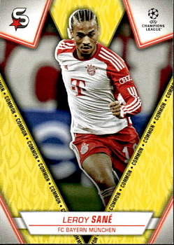 Leroy Sane Bayern Munchen Topps UEFA Club Competitions Superstars 2023/24 Common Image Variation #58