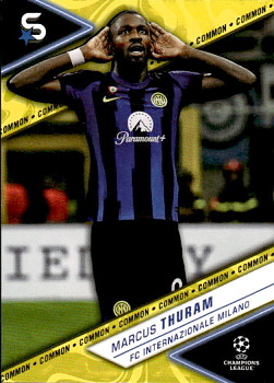Marcus Thuram Internazionale Milano Topps UEFA Club Competitions Superstars 2023/24 Common Image Variation #63