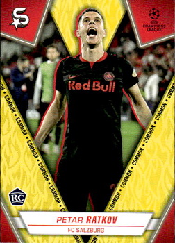 Petar Ratkov Red Bull Salzburg Topps UEFA Club Competitions Superstars 2023/24 Common Image Variation #71
