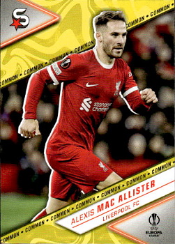 Alexis Mac Allister Liverpool Topps UEFA Club Competitions Superstars 2023/24 Common Image Variation #81