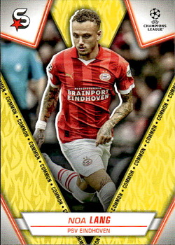 Noa Lang PSV Eindhoven Topps UEFA Club Competitions Superstars 2023/24 Common Image Variation #120