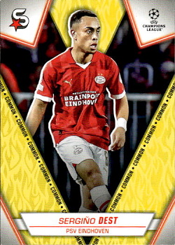 Sergino Dest PSV Eindhoven Topps UEFA Club Competitions Superstars 2023/24 Common Image Variation #121