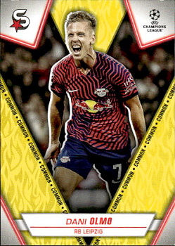 Dani Olmo RB Leipzig Topps UEFA Club Competitions Superstars 2023/24 Common Image Variation #130