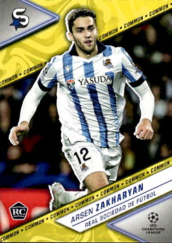 Arsen Zakharyan Real Sociedad Topps UEFA Club Competitions Superstars 2023/24 Common Image Variation #144